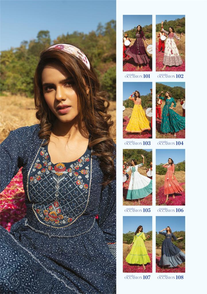 3/4th Sleeve Cotton Ladies Anarkali Kurtis, Occasion : Party Wear, Technics  : Machine Made at Best Price in Delhi
