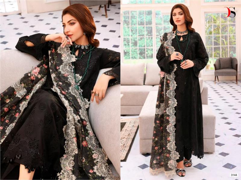 Deepsy Elaf Chikankari 23 Cotton Designer Pakistani Suits