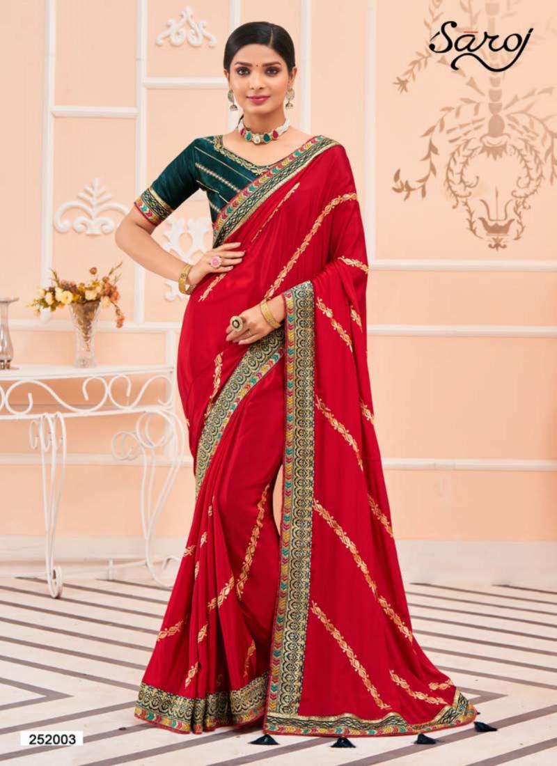 Buy Cherry And Wine Crushed Summer Silk Saree by VAMIL BY TINA & SONALI at  Ogaan Market Online Shopping Site