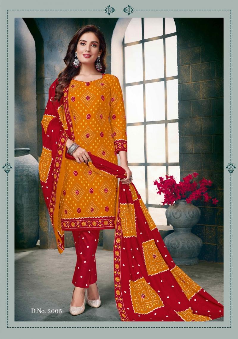 Ladies Bandhani Dress Material at Rs.290/Piece in jetpur offer by shreyash  tradelinks