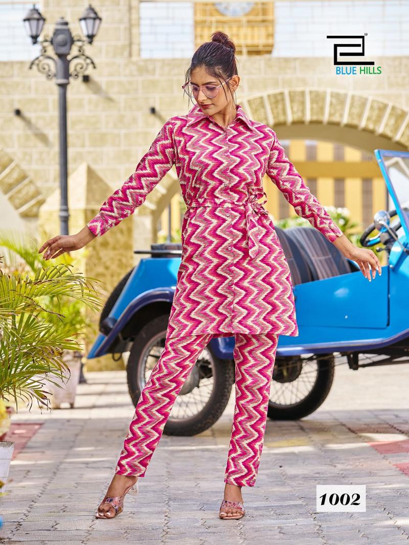 For Casual Use In Winter Blue Stitched Flannel Kurti 4 Girls Age 6-13 Years  | SubRung