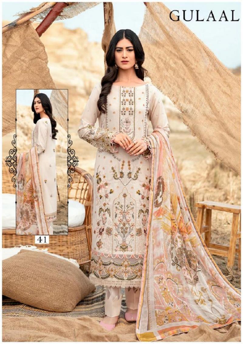 Gulaal Karachi Vol-5 – Dress Material: Textilecatalog