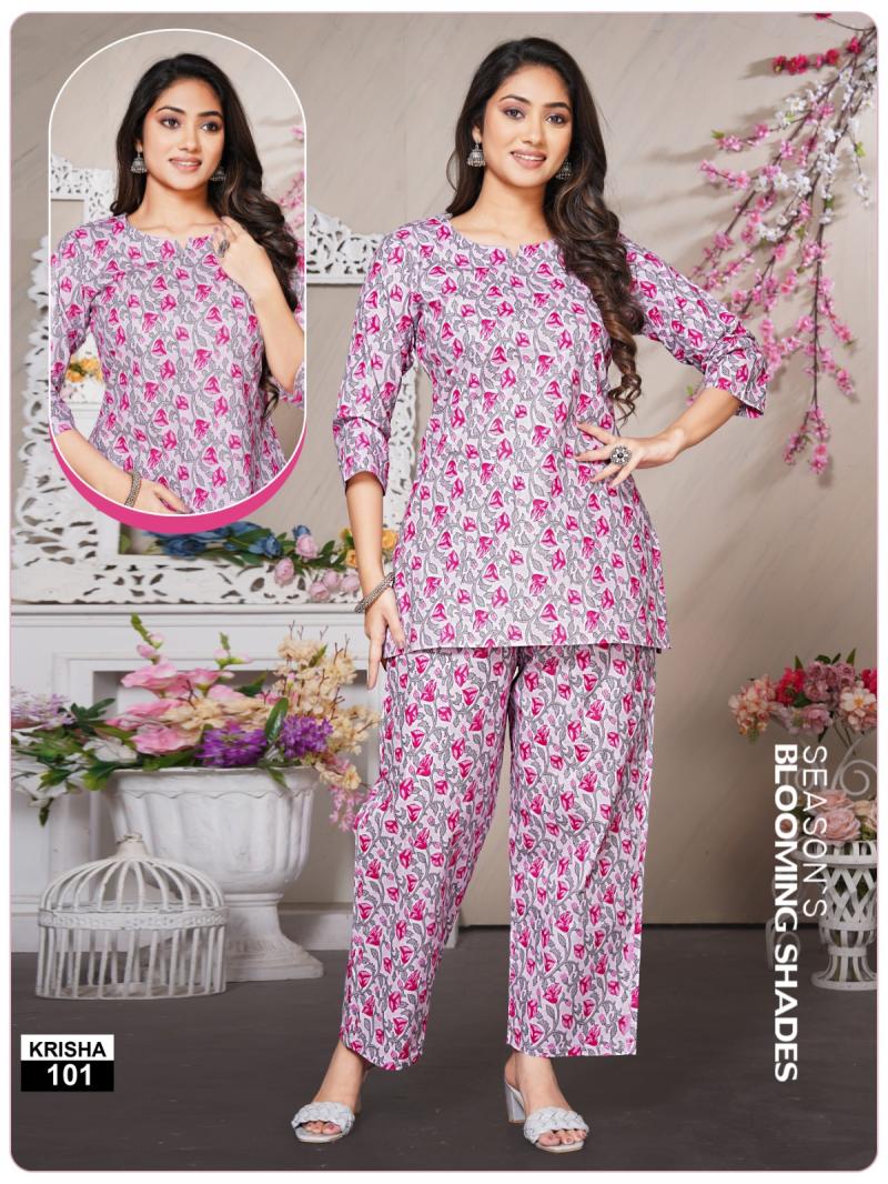 Women Pure Cotton Printed Cotton Co-ord Set – Shivansh Fab