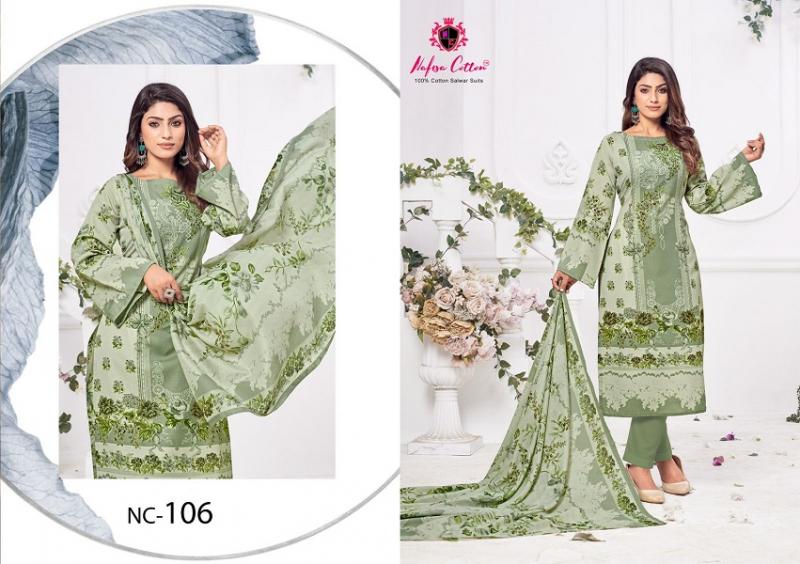 Nafisa Andaaz Karachi Suit series 101-106 Heavy Soft Cotton suit