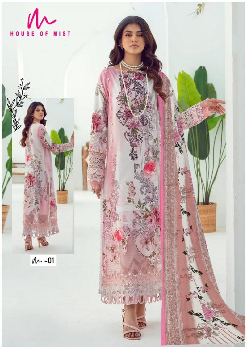 Buy Sharadha M Print Vol 14 Designer Pakistani Dress Material Wholesale  Catalog 4Pc Set to Set - Eclothing