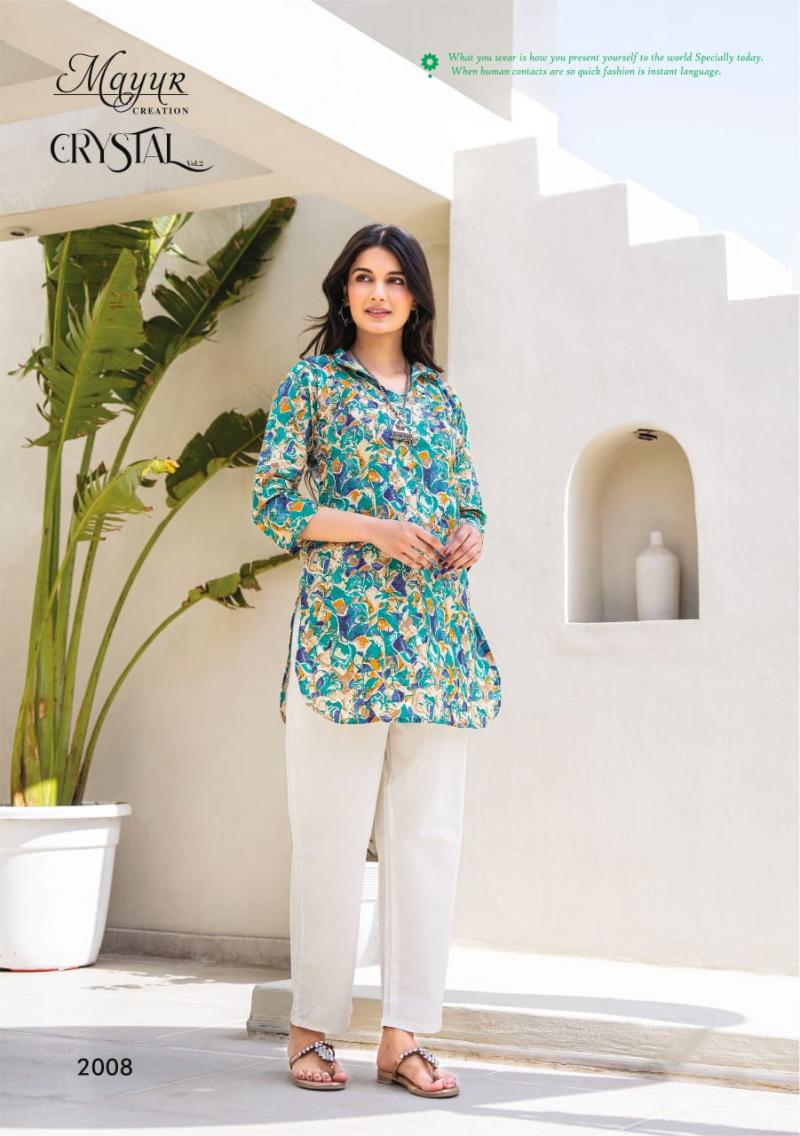 Mayur Crystal Vol-2 – Short Tops: Textilecatalog