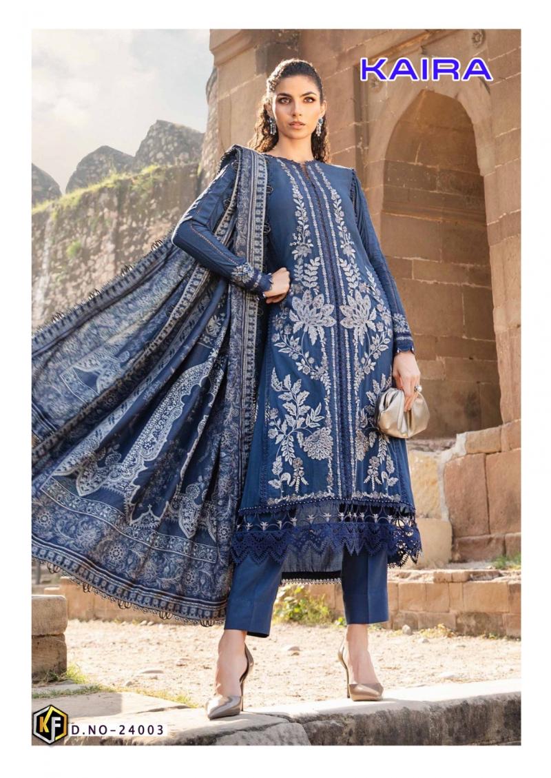 Keval Kaira Vol-24 – Exclusive Karachi Dress Material: Textilecatalog
