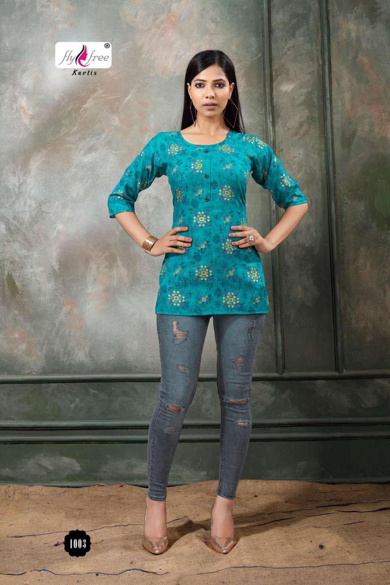 Fly Free Folk 8 Fancy Rayon Printed 