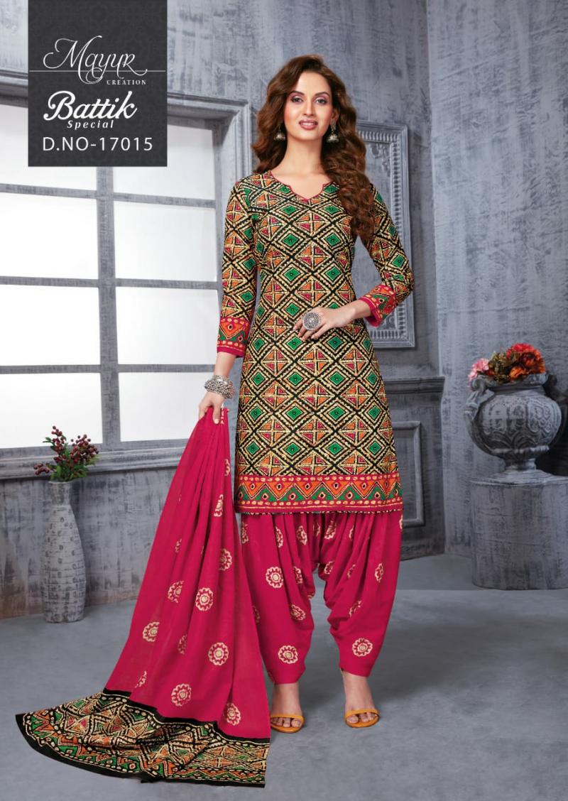 Pure Cotton Batik Dress Material at Rs.340/Piece in jetpur offer by Jilani  Textile