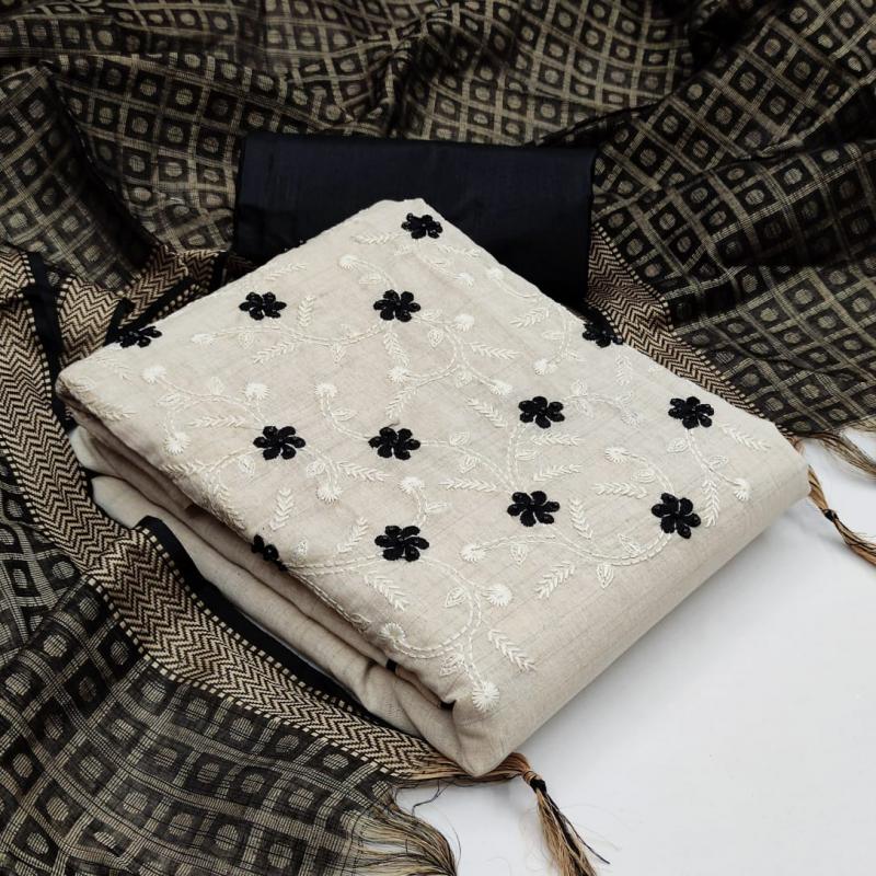 TCNX Khadi Cotton 1 Designer Casual Wear Khadi Dress Materials:  Textilecatalog